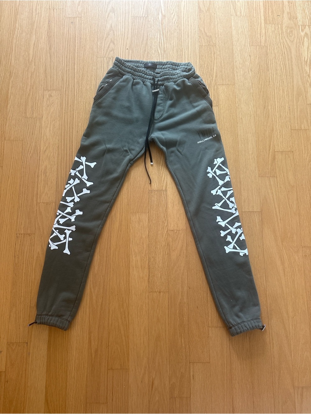 Amiri Olive Green Bones Jogger Pants